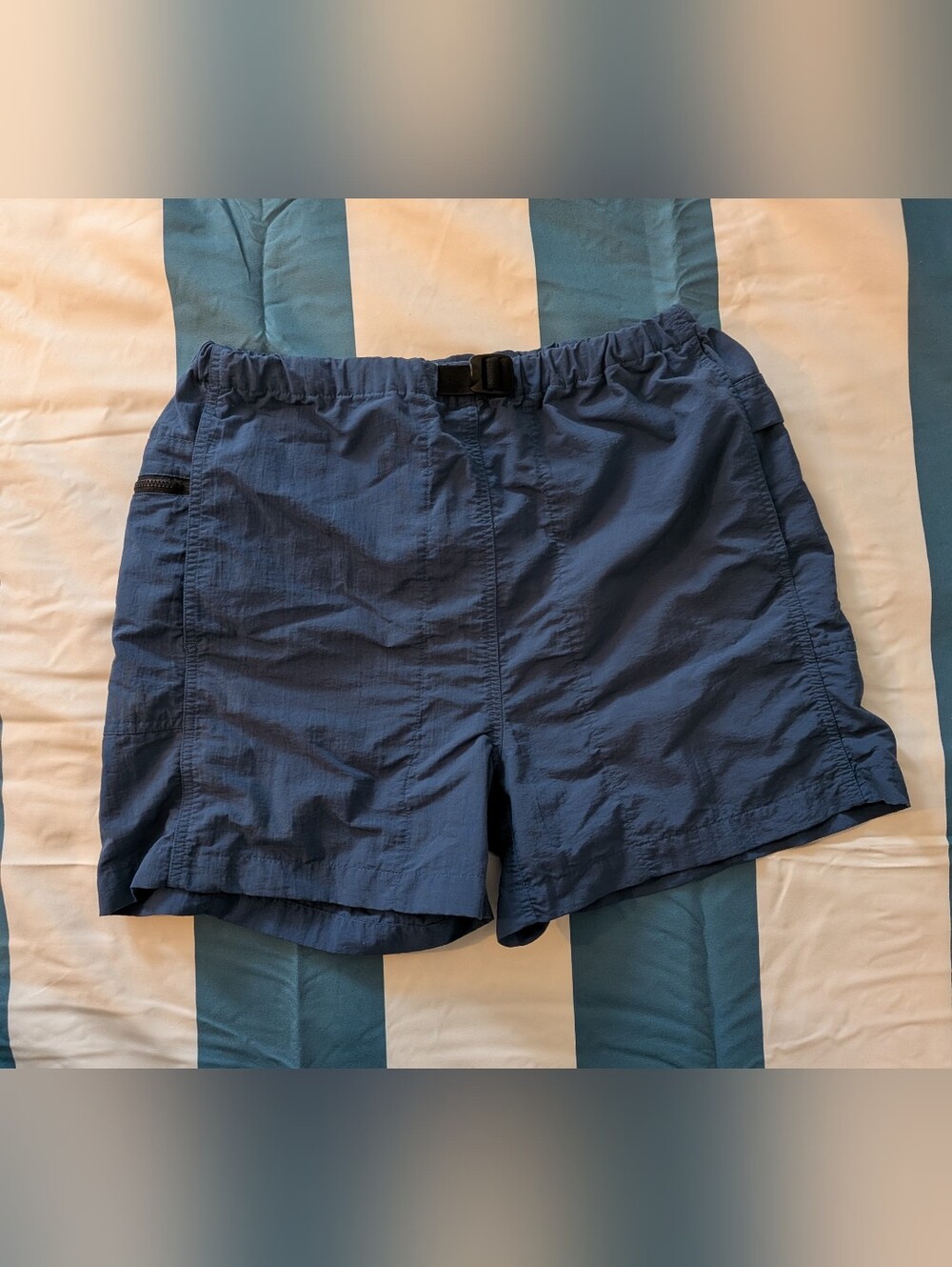 The North Face Deep Blue Outdoor Elastic-Waist Hybrid Shorts